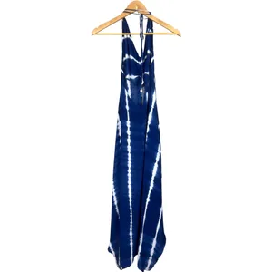 Lulus Tropi-Cali Love Blue Tie-Dye Maxi Dress Size XS Blue White thumbnail 5