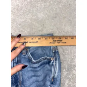 american eagle flare highest rise‎ 90s flare Distressed 0 short thumbnail 6