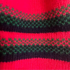 Hi-Line Knits 100% Wool Winter Hat‎ Tassles On Top + Ear Cover Bright Pink thumbnail 8