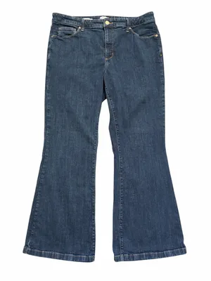 Ava & Viv High Rise Flare Dark Jeans Size 18 thumbnail 1