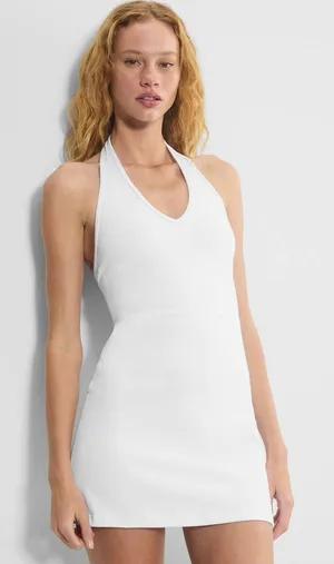 Aritzia Wilfred Free LIFE Whistle Dress in White Size Large Preppy Tennis Prep thumbnail 1