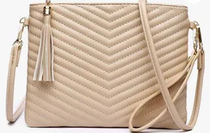 Crossbody Purse Tan thumbnail 1
