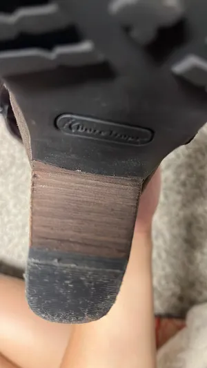Short brown heeled boots thumbnail 7