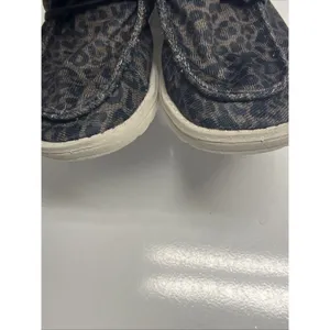 Hey Dude Shoes Wendy Sox Leo Brown Women’s Size 6 Slip On Loafer Fabric Leopard thumbnail 10