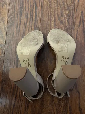 Mix No. 6 Nude Block Heel Ankle-Strap Sandals thumbnail 8