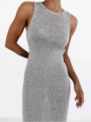Rumored knit sparkly dress Size XS thumbnail 4