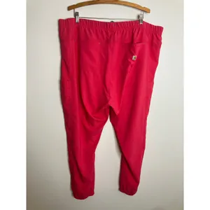 Carhartt Liberty Scrub Pants Womens 3XL hot Pink Excellent Jogger Cargo C52610 thumbnail 5