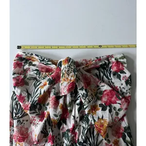 J Crew Cotton Voile Sarong Skirt Floral Cover Up Beach Small thumbnail 5
