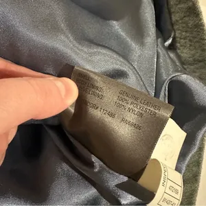 Wilsons Leather Light Green Long Sleeve 100% Genuine Leather Button Jacket Sz M‎ thumbnail 8