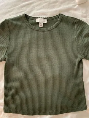 Top shop Ribbed Crop Top thumbnail 4