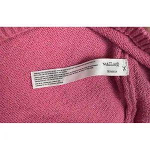 FP Beach Tube Top Womens Large Pink Striped Knit Beach‎ Stretch Casual Vacation thumbnail 4