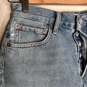 Agolde Parker Vintage Cut Off Short in Riptide 24 thumbnail 5