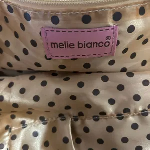 MELIE BIANCO CHIC Snakeskin Tote Bag-really cute-bow on front thumbnail 7