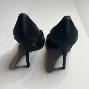 Black Wedding guest heels Size 9 thumbnail 4