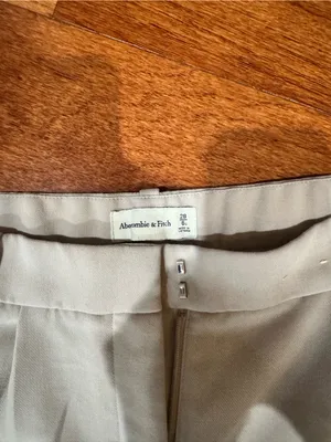 Abercrombie & Fitch Sloane tailored wide leg Trousers Size 28/6 thumbnail 3