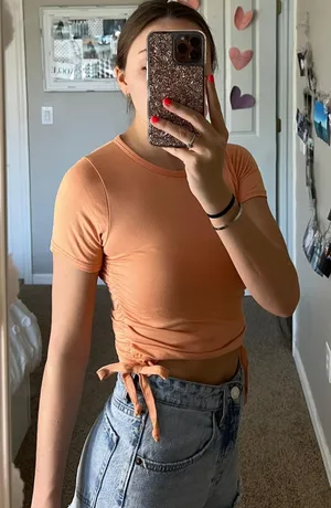 Orange Tie Top! thumbnail 1