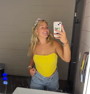 Small Yellow Corset Top thumbnail 3