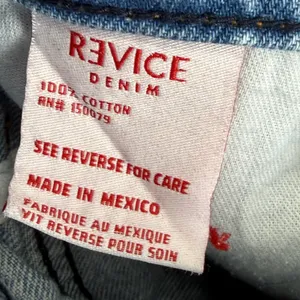 Revice Denim Ex-Boyfriend Light Wash High Rise Straight Leg‎ Jeans Blue Size 23 thumbnail 9