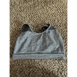Nautica Women's Gray‎ Sports Bra size large thumbnail 6