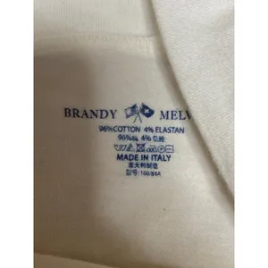 Brandy Melville Women's White Off The Shoulder Long Sleeve Blouse Top Size S thumbnail 6