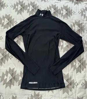 Under Armour Cold Gear Compression Mock Neck Shirt thumbnail 1