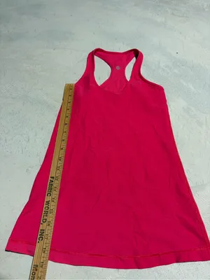 Lululemon classic basic Pink Racerback Tank workout thumbnail 2