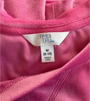 Time & Tru velvet sweat set - Pink Size M thumbnail 5