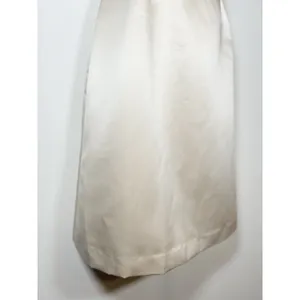 NEW White House Black Market Ivory and Black Strapless Fitted Dress Size 6 thumbnail 3