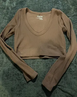 Garage Long Sleeve Crop Top thumbnail 1