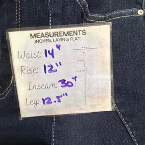 Frayed Jeans Womens High Rise Wide Leg Seam Front Contrast Stitch Indigo Blue 6 thumbnail 10
