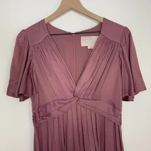 Gal Meets Glad Genevieve Empire Waist Mauve Womens Size 6 thumbnail 8