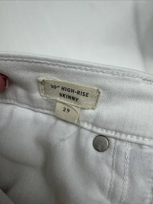 Madewell White High-Rise Skinny Jeans thumbnail 5