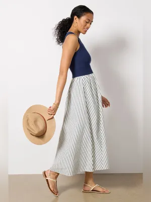 LNA Rhett Mixed Media Maxi Dress - Size Small thumbnail 3