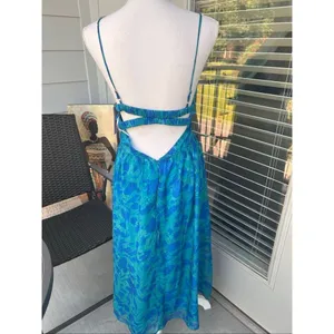 NWT Hello Molly Fresh Nectar Midi Dress Blue Size XL (14) thumbnail 15