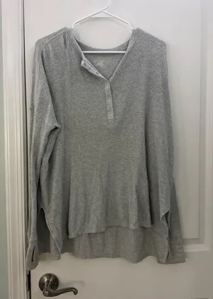 OFFLINE by Aerie Wow! Waffle T-Shirt thumbnail 1