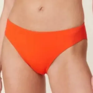 NWT Andie Swim The Bikini Rib Bottom Medium Coverage Low Rise Large Sire Orange thumbnail 2