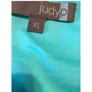 Judyp Dress XL Teal V-Neck 3/4 Sleeve thumbnail 5