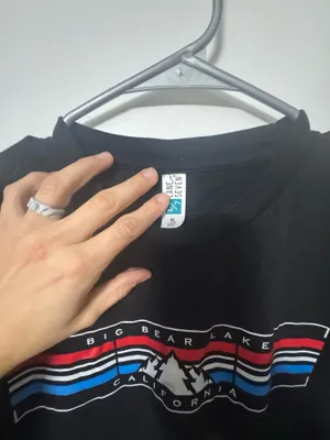 T shirt Black Size L thumbnail 2