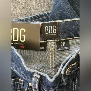 BDG Blue Denim Jeans A-Wide Leg SIZE 28 ( NWT) thumbnail 11