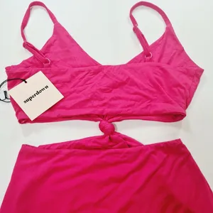 Superdown Lucia Cut Out Mini Dress in Pink XS thumbnail 8