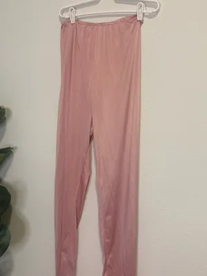 Blush Pink Vintage Nightgown with Embroidered Yoke thumbnail 4