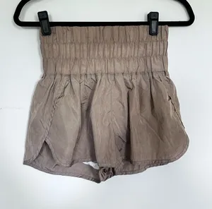 Free People Movement The Way Home Elastic Waist High Rise Athletic Shorts Small thumbnail 1