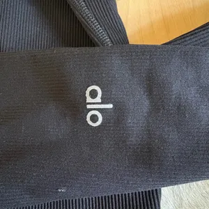 ALO Ribbed‎ High-Waist Blissful Legging black Size Large thumbnail 6