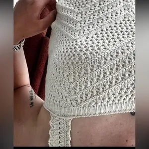 Freshman 1996 2 piece crochet‎ set L Size L thumbnail 3