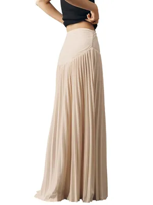 Lioness Field of Dreams Maxi Skirt in Small Cream Womens Long Bottoms thumbnail 2