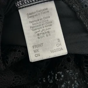 Étam lace trim tank top Black thumbnail 4