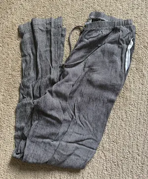 Gingham Flowy Pants Size XS thumbnail 1