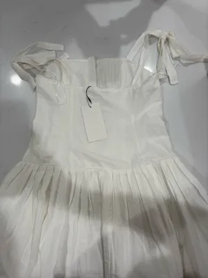 ZARA White Dress Mini thumbnail 5