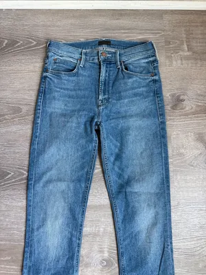Mother The Runaway Step Fray Jeans in Runaway Train 26 thumbnail 5