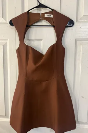 Showpo Brown short dress thumbnail 1